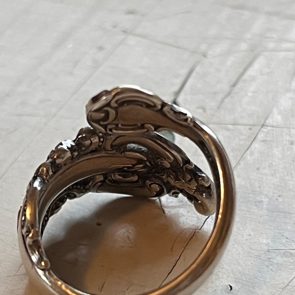 Vintage Wallace Sterling Spoon Ring - Picture 3 of 8